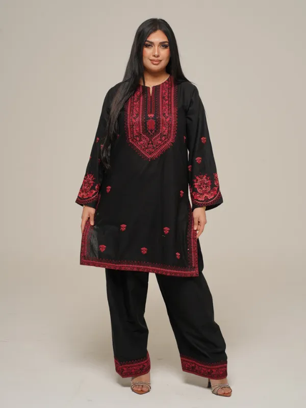 2 Piece Black Dress - Image 2