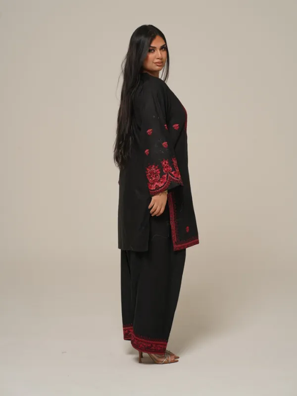 2 Piece Black Dress - Image 3