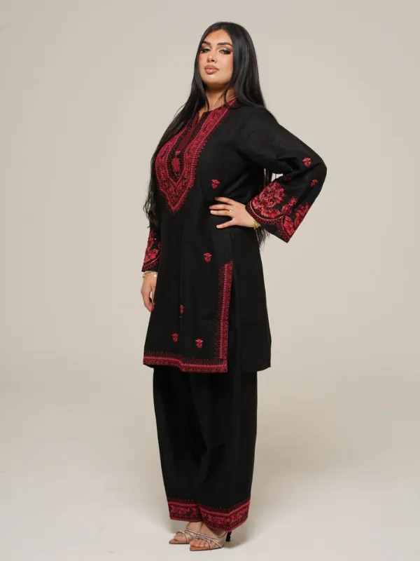 2 Piece Black Dress - Image 4